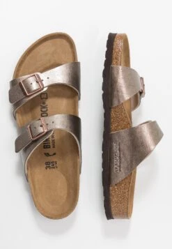 Birkenstock Sydney Bf Narrow - Pantoffels - Graceful Taupe -Mode Schoenen d50889ac299b433884e125b6f78bb1f5