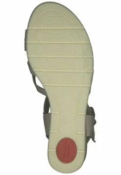 Tamaris Sandalen Met Sleehak - Offwhite -Mode Schoenen d570177921aa4282b626d54143a62af7