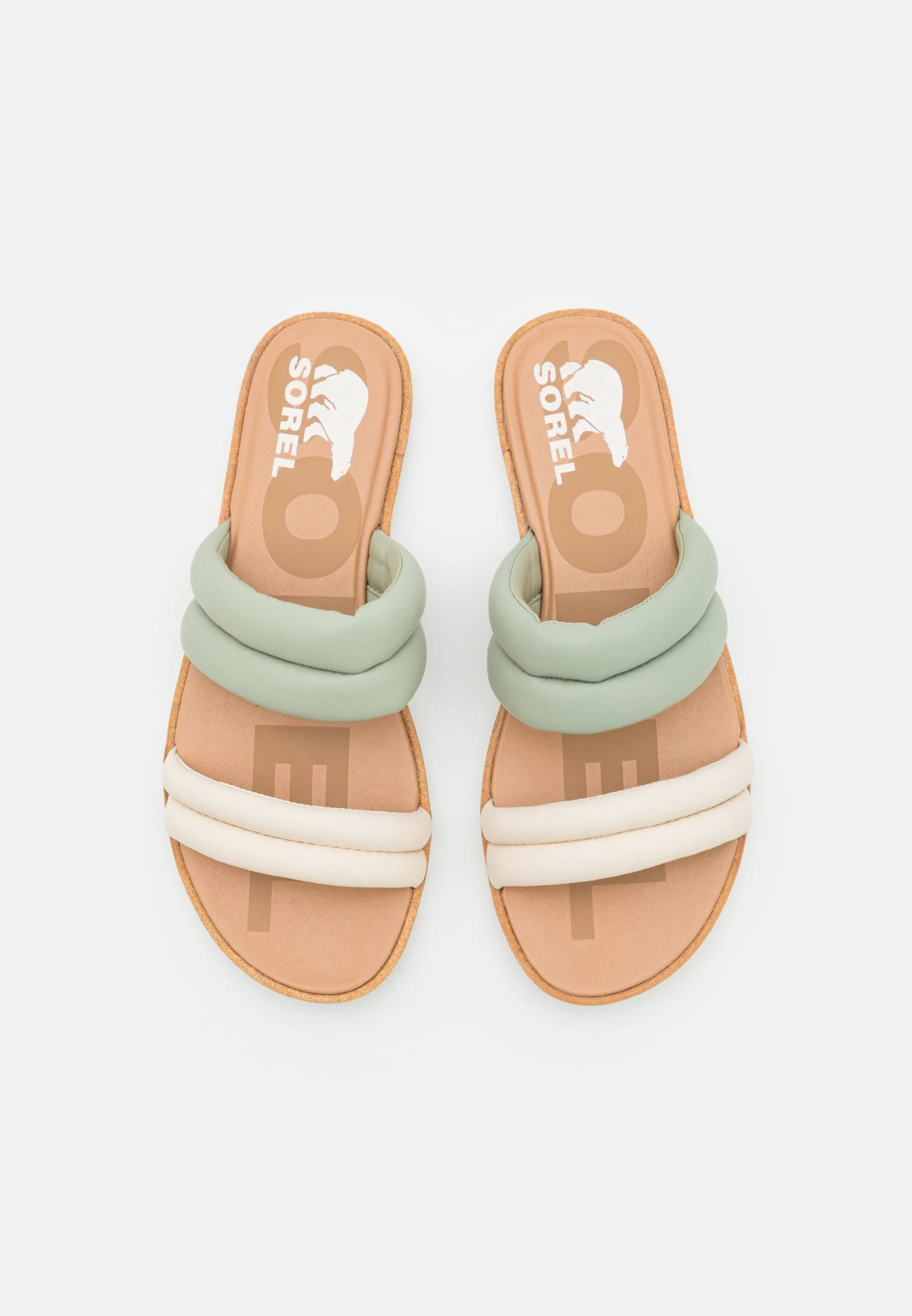 Sorel Ella Puff Slide - Muiltjes - Safari/Chalk 8 Sorel Ella Puff Slide - Muiltjes - Safari/Chalk - Afbeelding 6