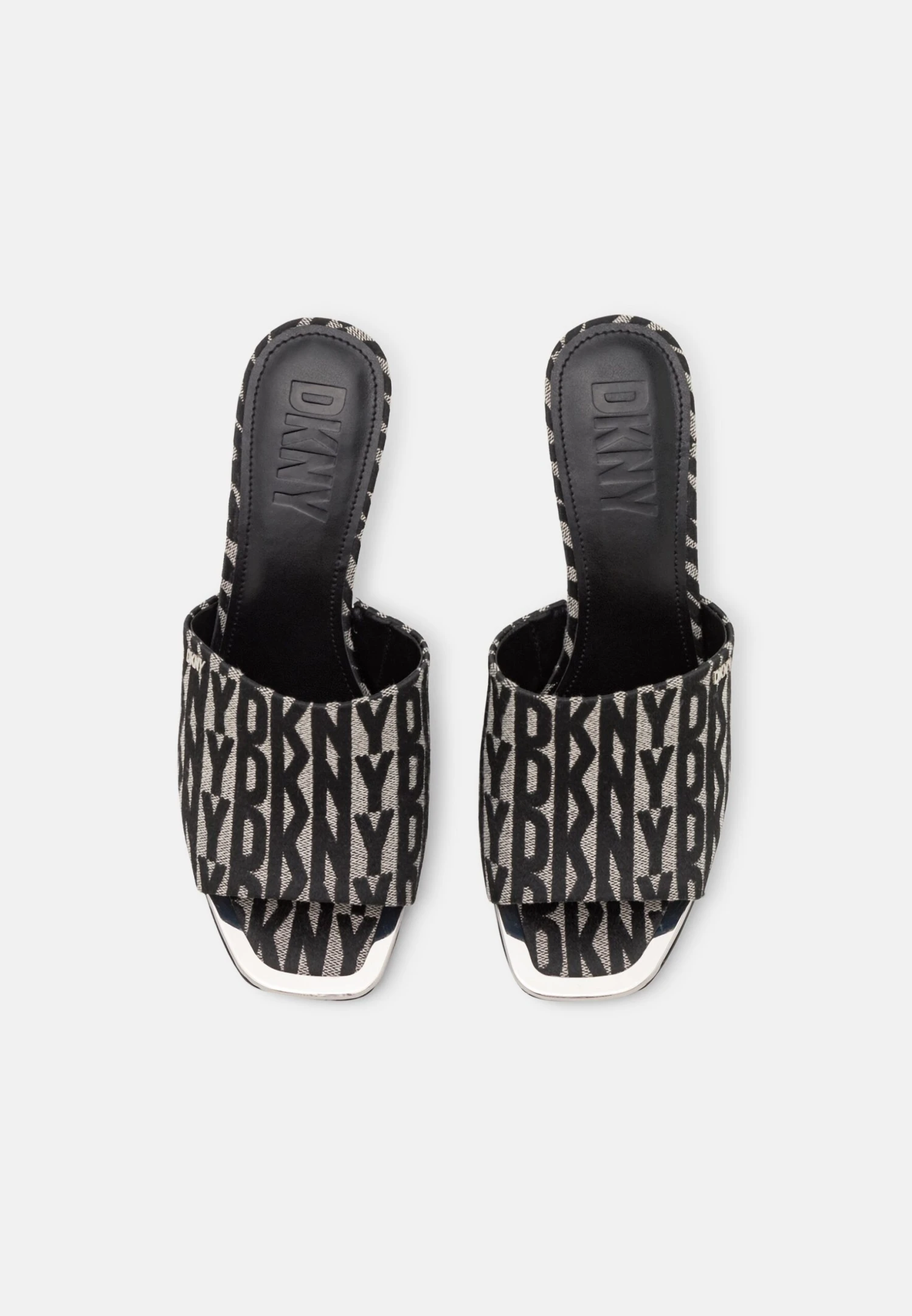 DKNY Bronx Mule - Muiltjes Met Hak - Black/Eggnog 7 DKNY Bronx Mule - Muiltjes Met Hak - Black/Eggnog - Afbeelding 5