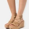 Replay Susan - Sandalen Met Plateauzool - Beige -Mode Schoenen e6d36231afe849d58227151bc0164467