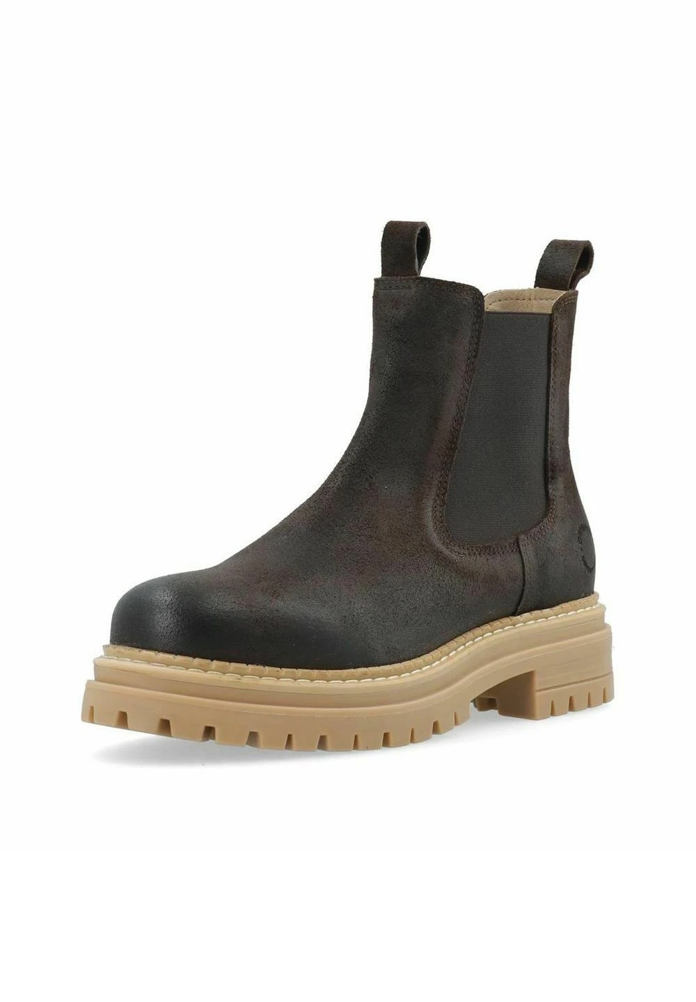 Ca'Shott Cashannah Chelsea Oil - Enkellaarsjes Met Plateauzool - Coffee 4 Ca'Shott Cashannah Chelsea Oil - Enkellaarsjes Met Plateauzool - Coffee - Afbeelding 2