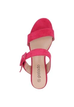 Celsa - Muiltjes Met Hak - Fuchsia -Mode Schoenen eb2ade77ce334c18b4271072276a4bd4