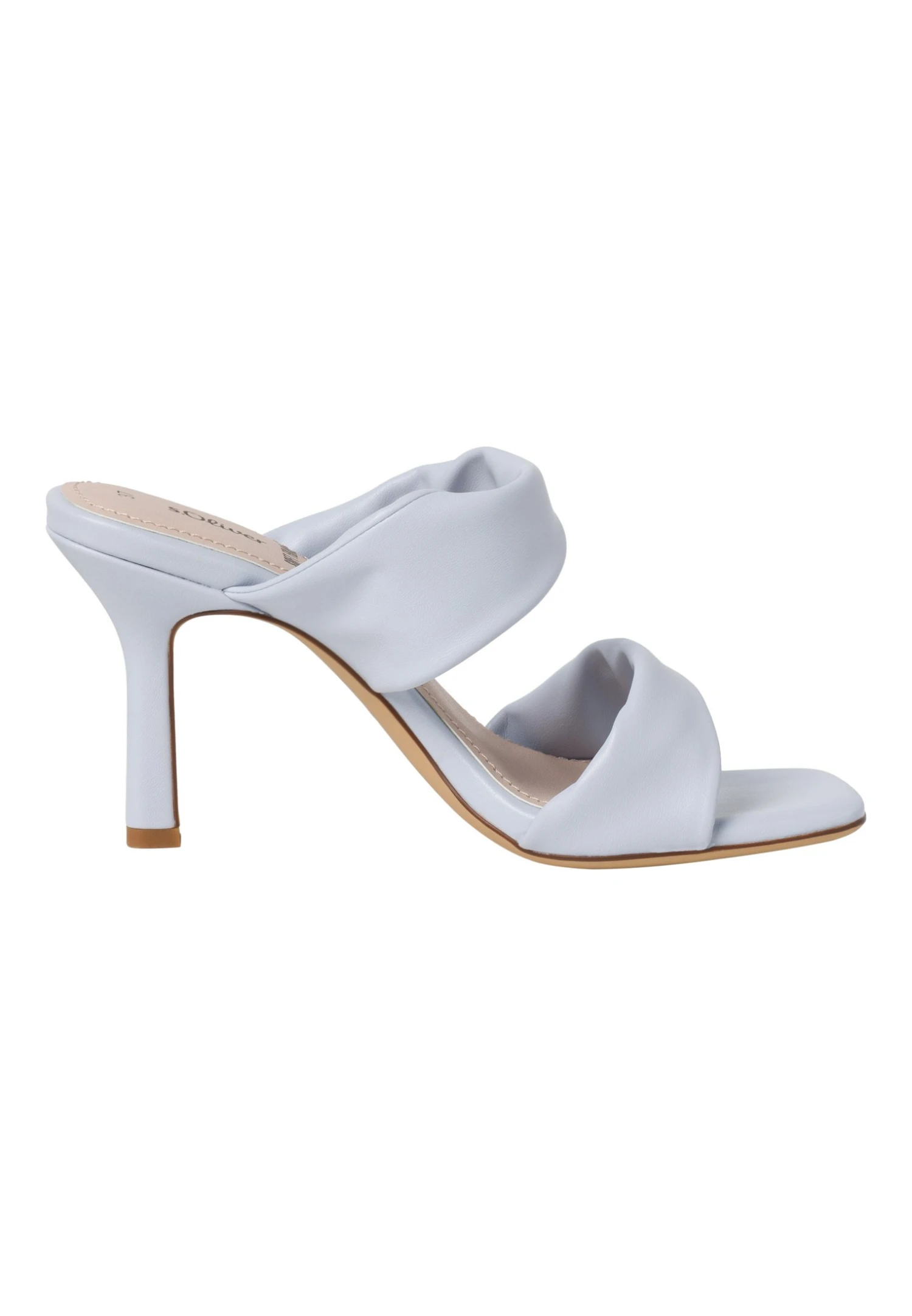 S.Oliver Muiltjes Met Hak - Soft Blue 7 S.Oliver Muiltjes Met Hak - Soft Blue - Afbeelding 5