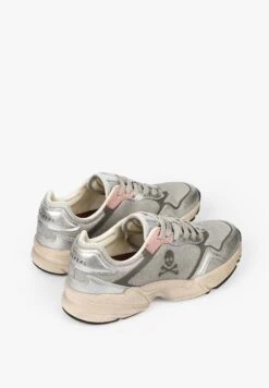 Scalpers Sneakers Laag - Silver -Mode Schoenen f33fbc79bc3f46baaf5c7e85d750cc79