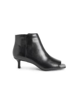 Next Forever Comfort Open Toe Kitten Heel Standard - Korte Laarzen - Black
