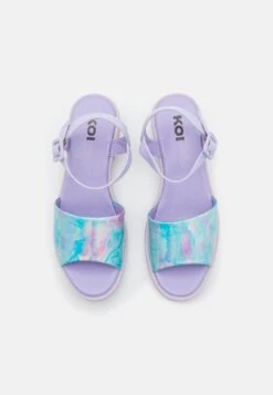 KOI FOOTWEAR Blurred Rivers Glitter- Sandalen - Purple -Mode Schoenen f4b7e72634a64804bf6a9299bffc402a