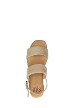 Sandalen Met Sleehak - Beige -Mode Schoenen f8e1b7cf306b4d48bdd3ab05e20c66ae