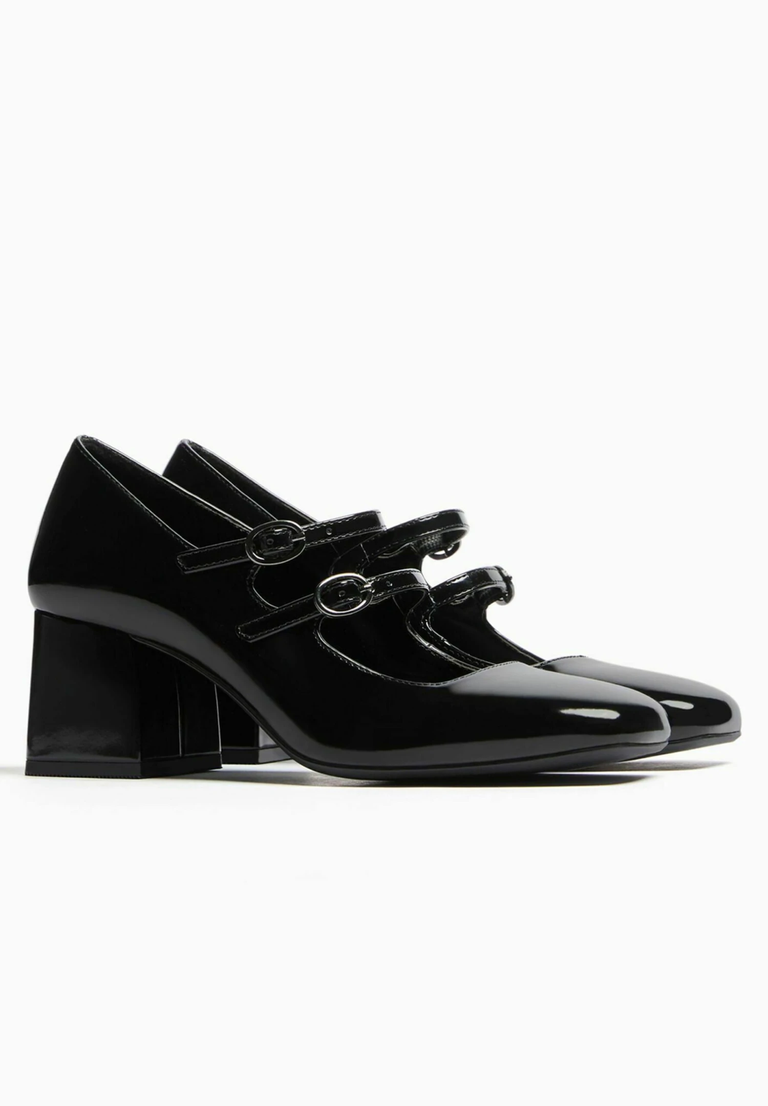 BERSHKA Mary Jane Block Heel - Klassieke Pumps - Black 5 BERSHKA Mary Jane Block Heel - Klassieke Pumps - Black - Afbeelding 3