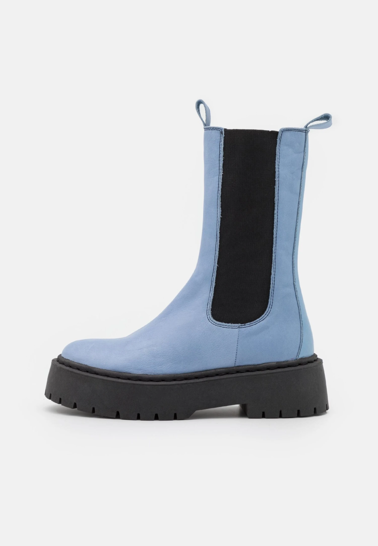 Bianco Biadeb Long Boot - Enkellaarsjes Met Plateauzool - Light Blue 4 Bianco Biadeb Long Boot - Enkellaarsjes Met Plateauzool - Light Blue - Afbeelding 2