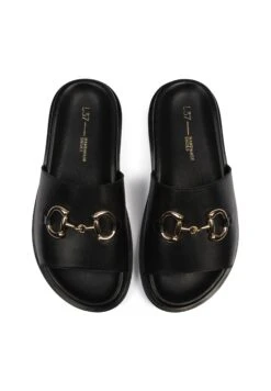 L37 Last Day Of Summer - Muiltjes - Black -Mode Schoenen fcbc616768bc4ee789c20c9acc34cc37