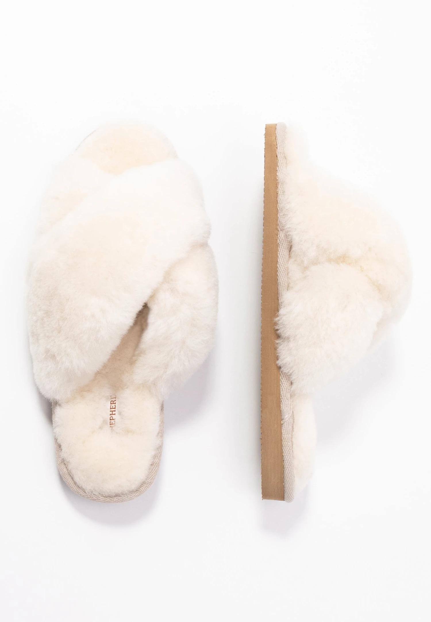 Shepherd Lovisa - Pantoffels - Creme 6 Shepherd Lovisa - Pantoffels - Creme - Afbeelding 4